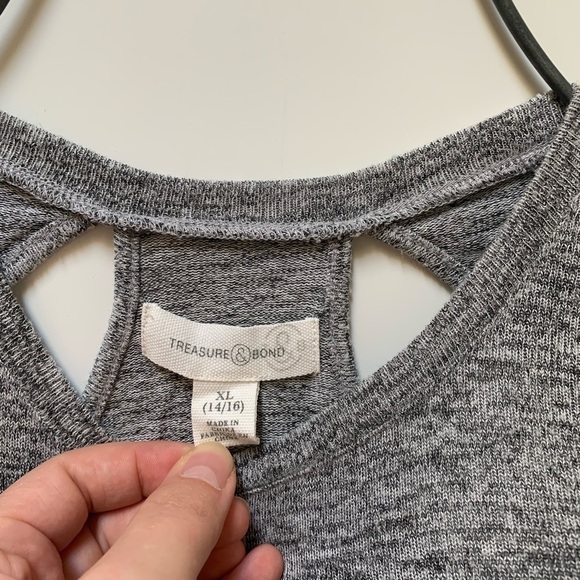 Treasure & Bond Girls Sneaker Cutout Dress - Picture 7 of 9